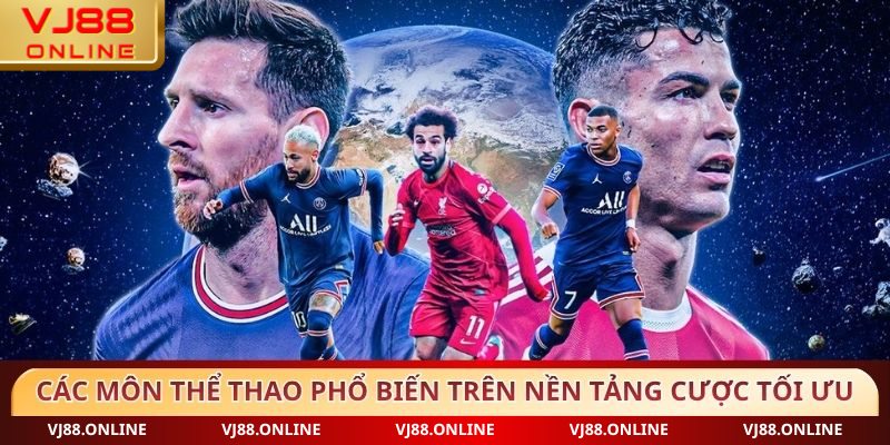 Các môn thể thao phổ biến trên nền tảng cược tối ưu